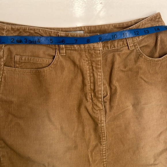 Warehouse of London CORDUROY SKIRT with front slit. Vintage 1999 Size 6 - Picture 6 of 7